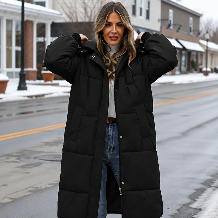 Wearbella – Long Hooded Puffer Coat