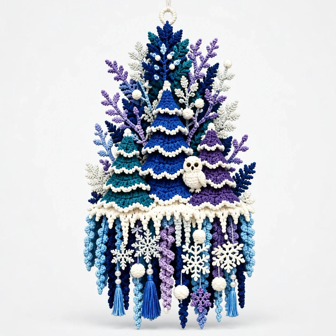 Hearth & Stitch – Layered Crochet Seasonal Door Hanger