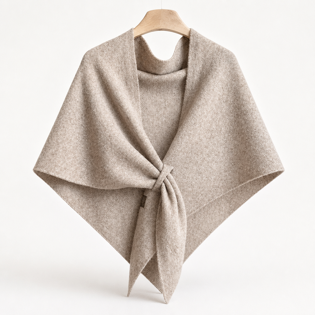 Wrapha – Tie-Front Convertible Knit Shawl Wrap