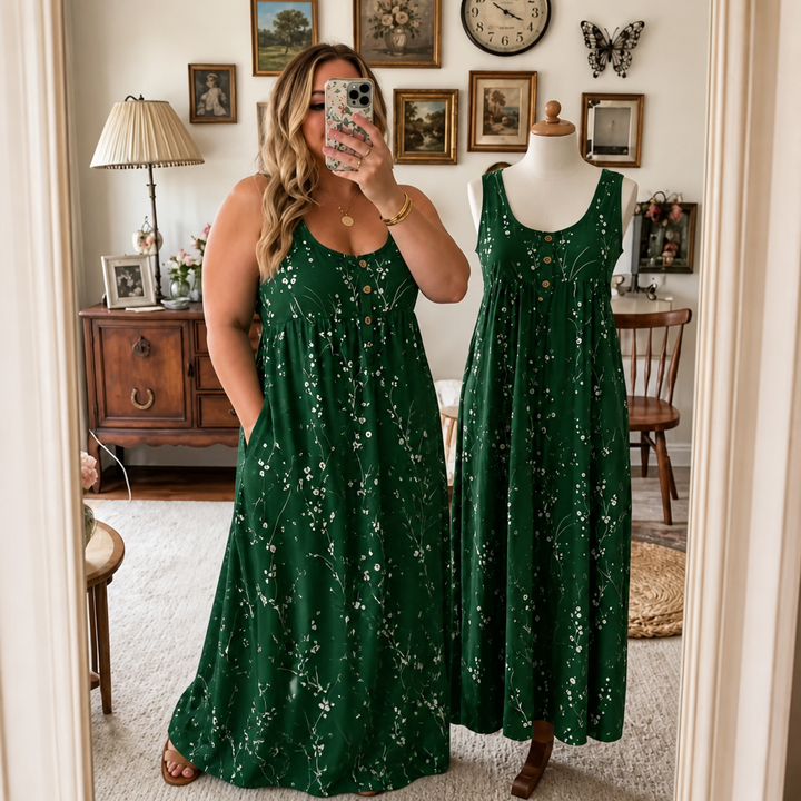 Stillwear – Maxi Dress That Drapes, Never Clings