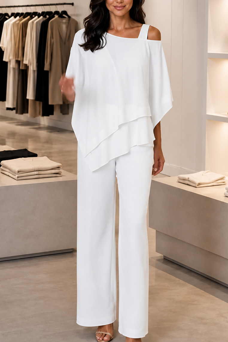 Mariella – Asymmetric Layered Two-Piece Set