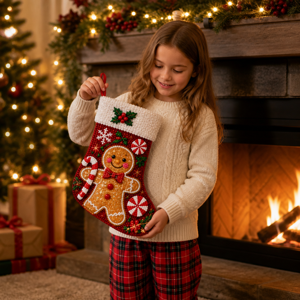 Stockcraft – Diamond Painting Christmas Stocking Kit