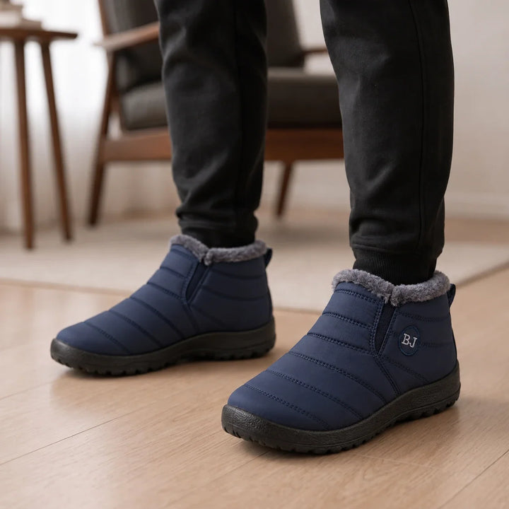 Froststep – Fleece-Lined-Look Waterproof Slip-On Winter Shoes