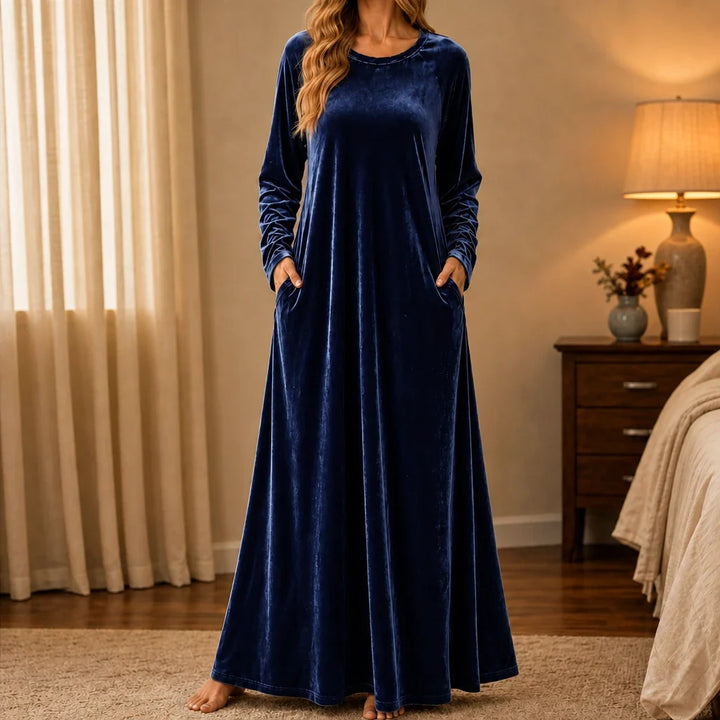 Overa – Long-Sleeve Maxi Dress
