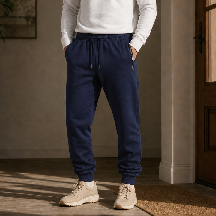 Warmease – Fleece-Lined Tapered Jogger Sweatpants