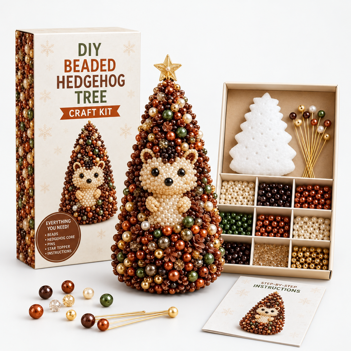 Tinsel Tails – Beaded Animal Christmas Tree Ornament Kit