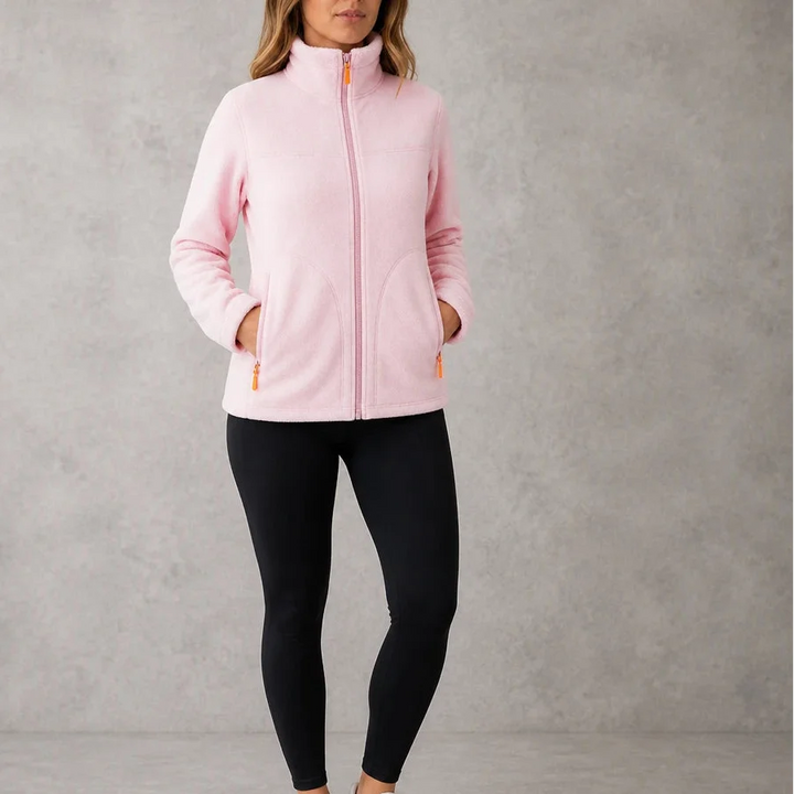 Velora – Zip-Up Fleece Winter Jacket