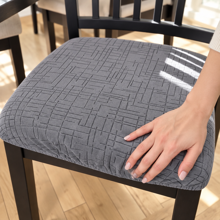 Snugseat – Tieless Stretch Jacquard Dining Chair Cover