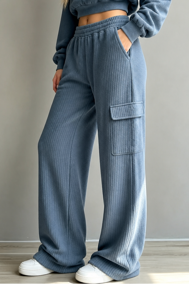 Waistwell – High Waisted Drawstring Wide Leg Pants