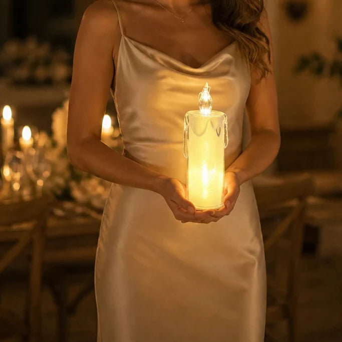 Crystella – Crystal-Look LED Flameless Candle