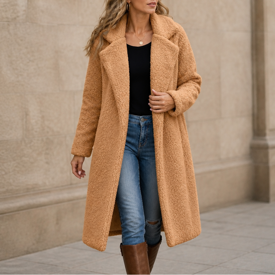 Veloura – Long Teddy Coat