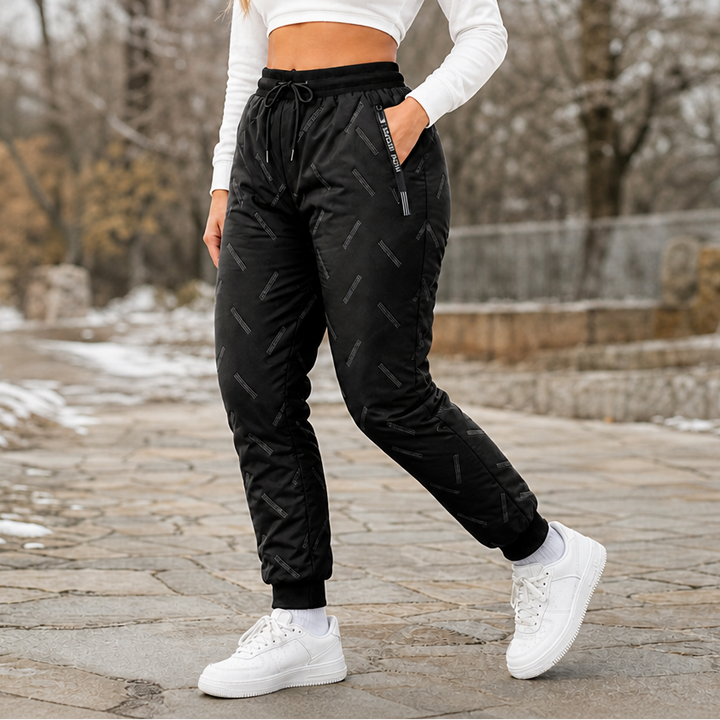 Frostline – Quilted Fleece-Lined Jogger Pants