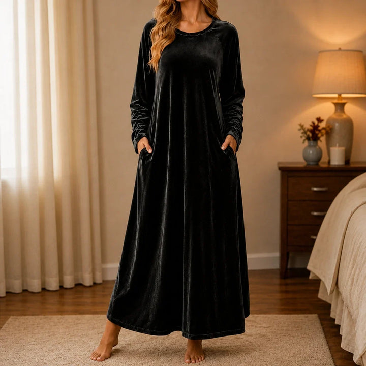 Overa – Long-Sleeve Maxi Dress