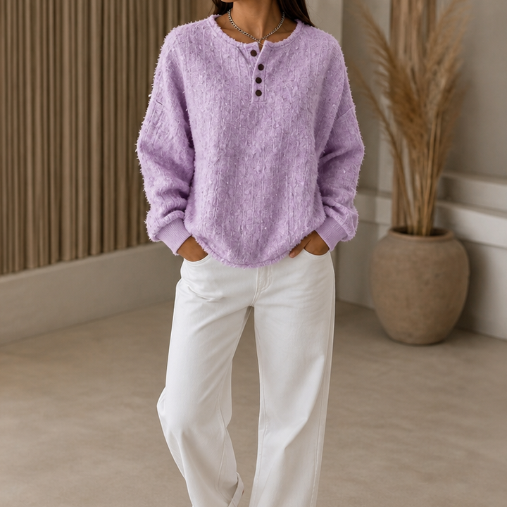 Marlwick – Chunky Knit Henley Sweater