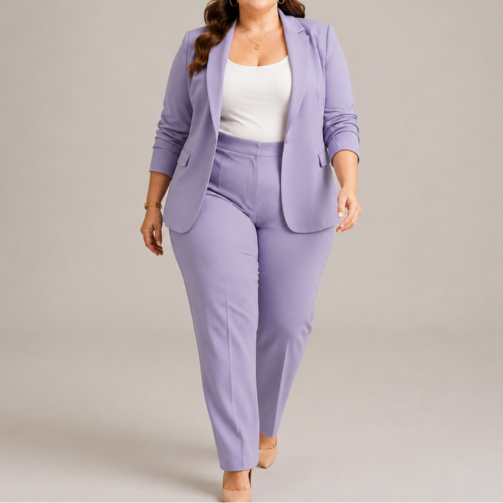 Tailorra – 3D Jacquard Blazer And Trouser Set