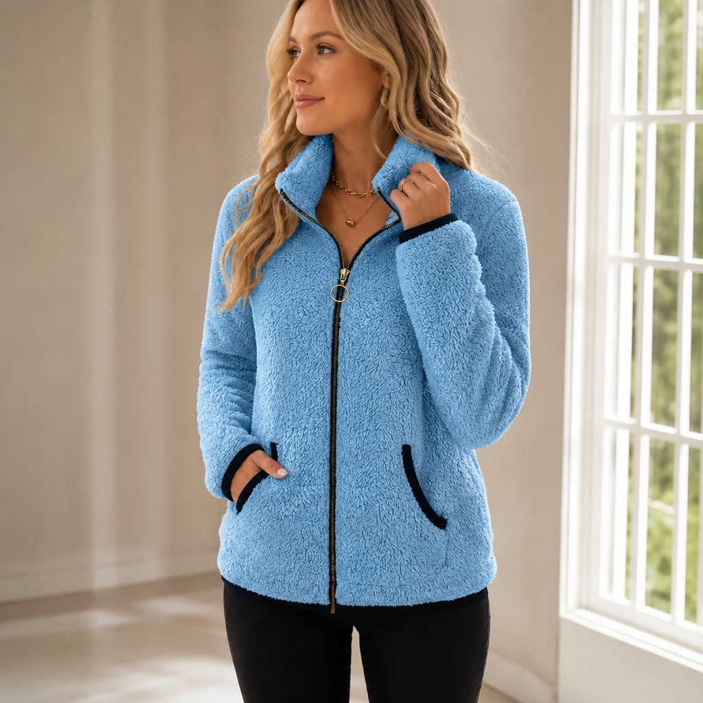 Cozyline – Double-Layer Fleece-Look Zip Jacket