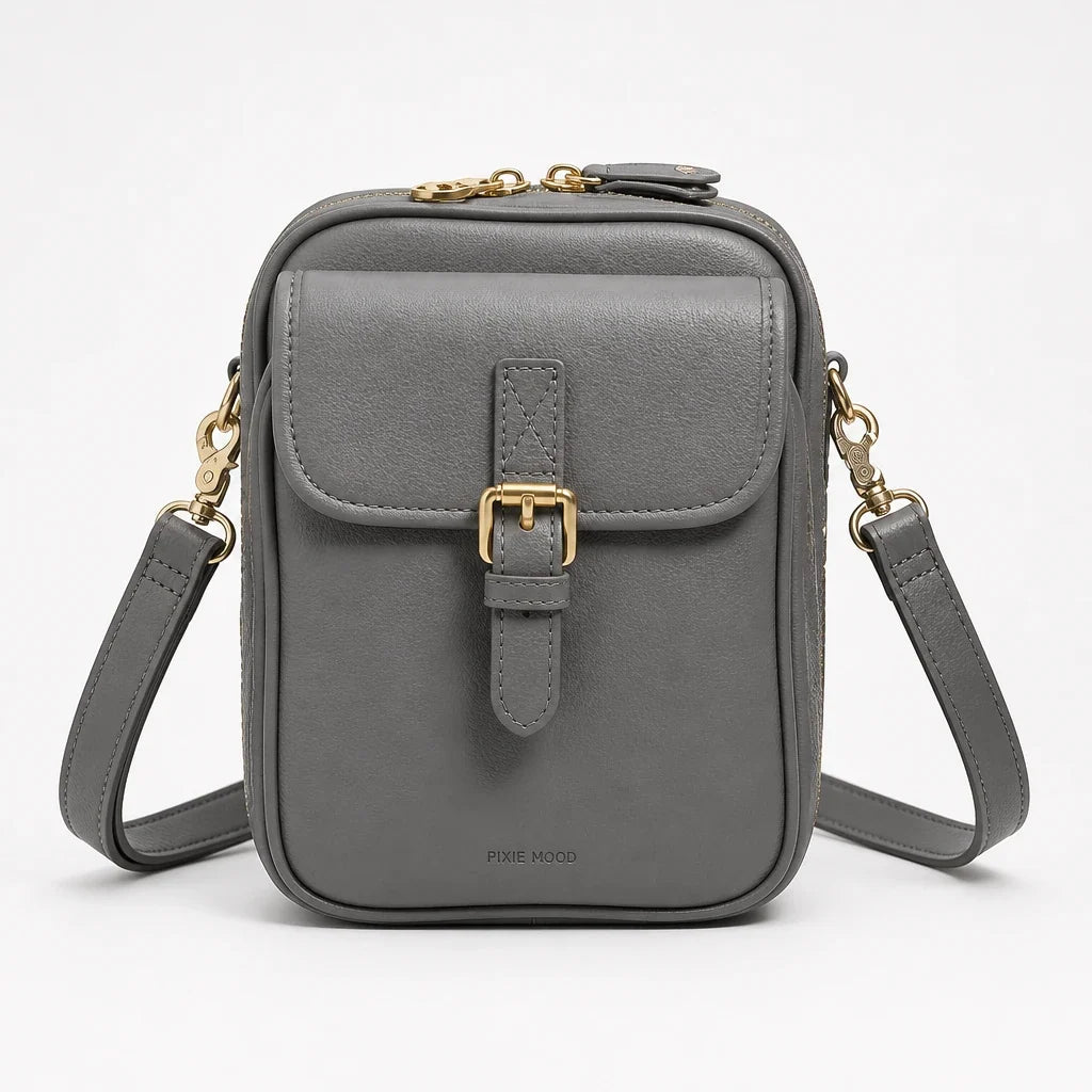 Liora – Multiple-Pocket Adjustable Strap Crossbody Bag