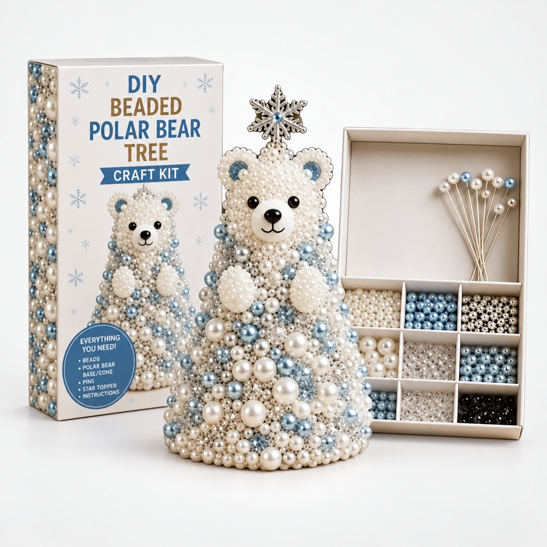 Tinsel Tails – Beaded Animal Christmas Tree Ornament Kit