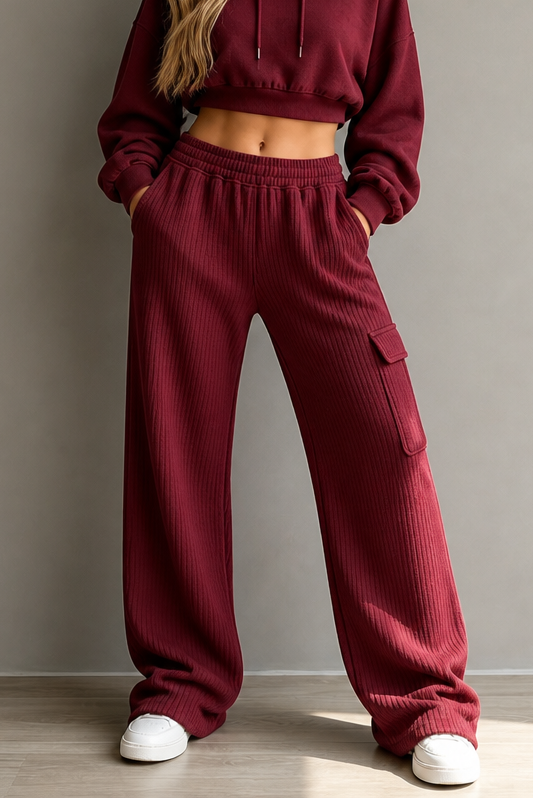 Waistwell – High Waisted Drawstring Wide Leg Pants