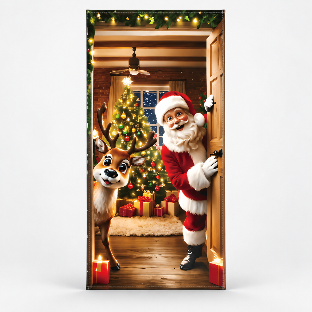 SantaScene – Christmas Door Cover