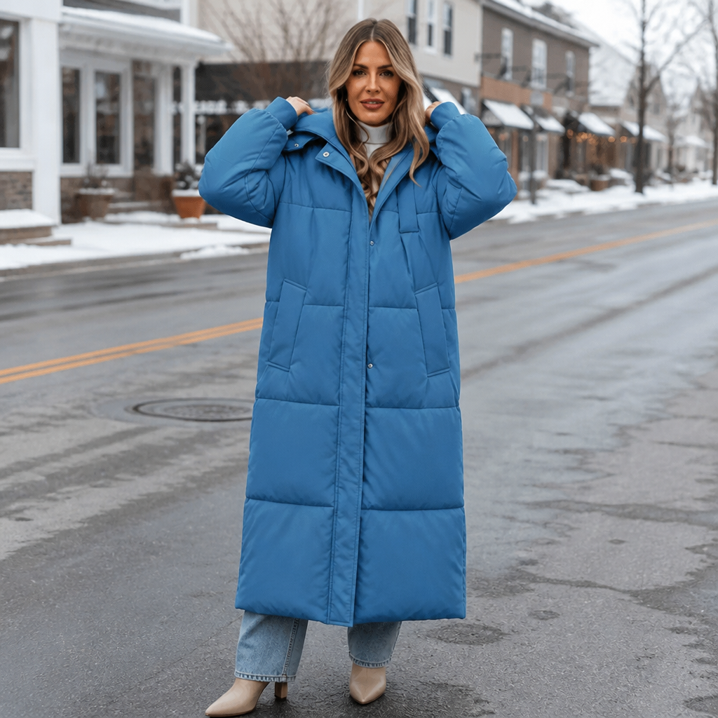 Wearbella – Long Hooded Puffer Coat