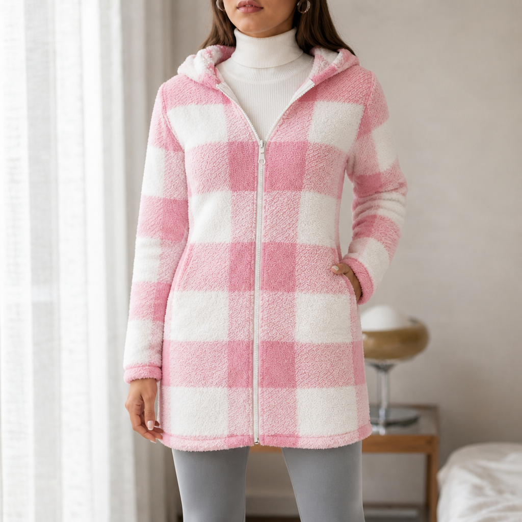 Checkhaven – Buffalo Check Hooded Zip Jacket