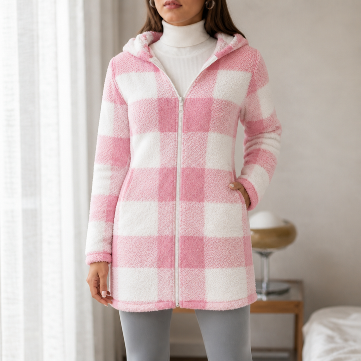 Checkhaven – Buffalo Check Hooded Zip Jacket