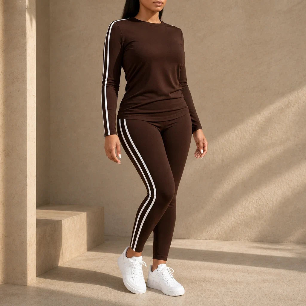 Wearbella – Long Sleeve Two-Piece Tracksuit Set