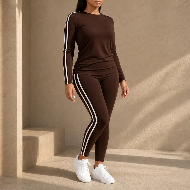 Wearbella – Long Sleeve Two-Piece Tracksuit Set