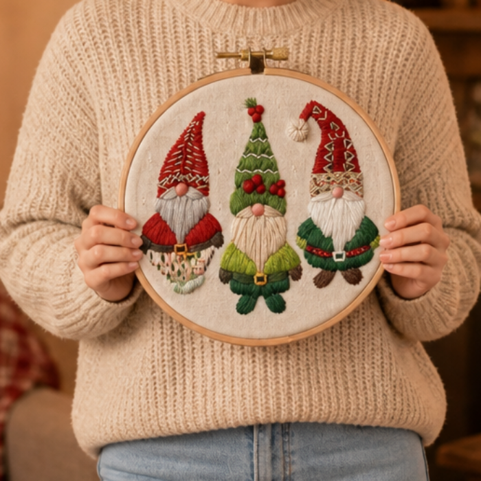 Hearthstitch – Christmas Stocking Embroidery Kit