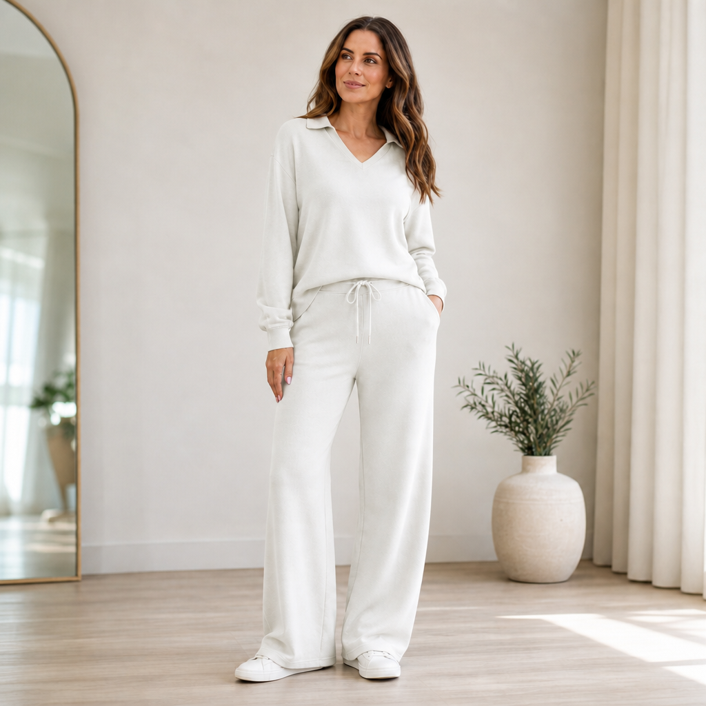 Wearbella – Ribbed Two-Piece Lounge Set