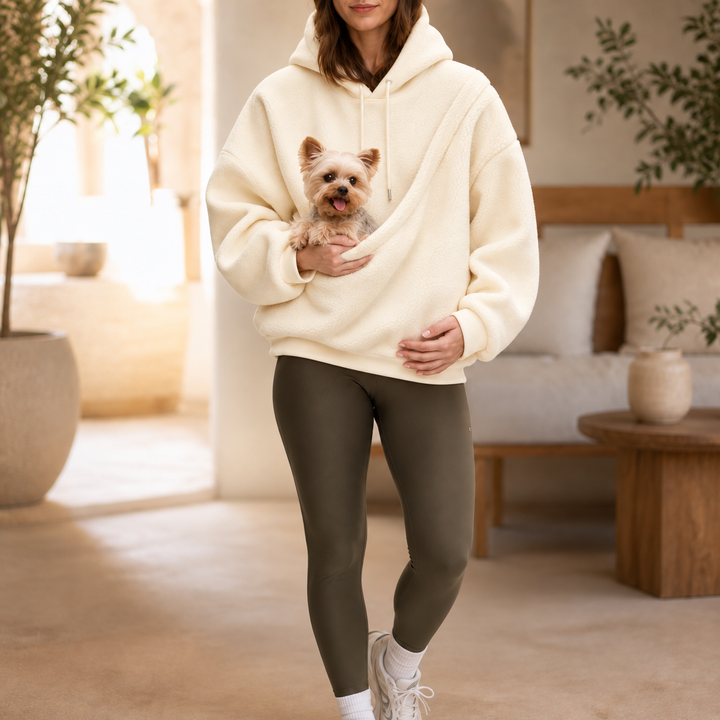 Snuglet – Teddy Fleece Pet Carrier Hoodie