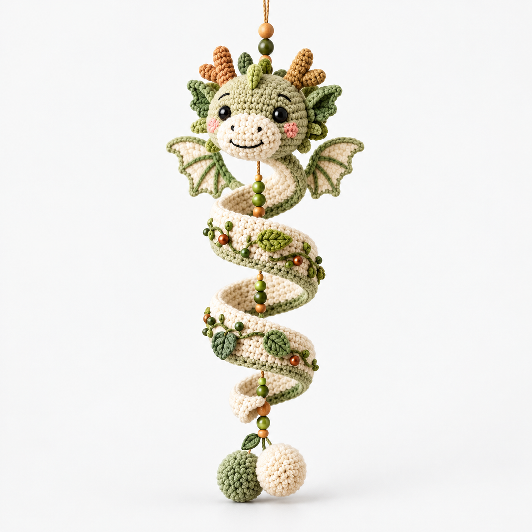 Dracora – Spiral Dragon Crochet Ornament Kit