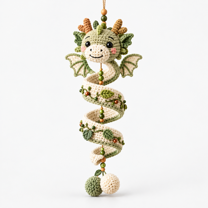 Dracora – Spiral Dragon Crochet Ornament Kit