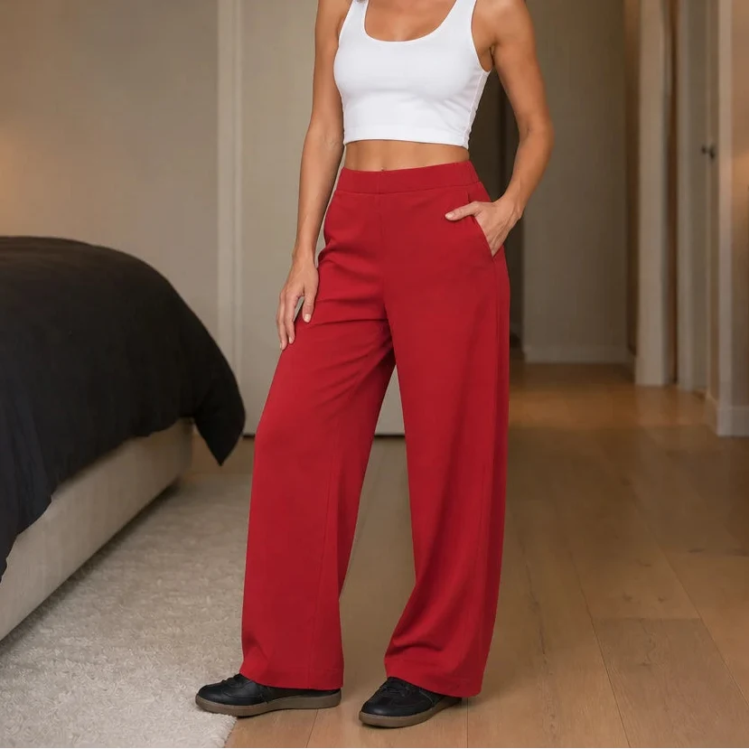 Wearbella – High-Waisted Pull-On Tapered Ankle Pants
