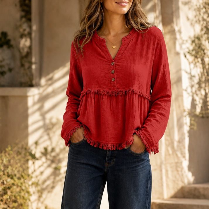 Bohemia – Fringe Babydoll Top