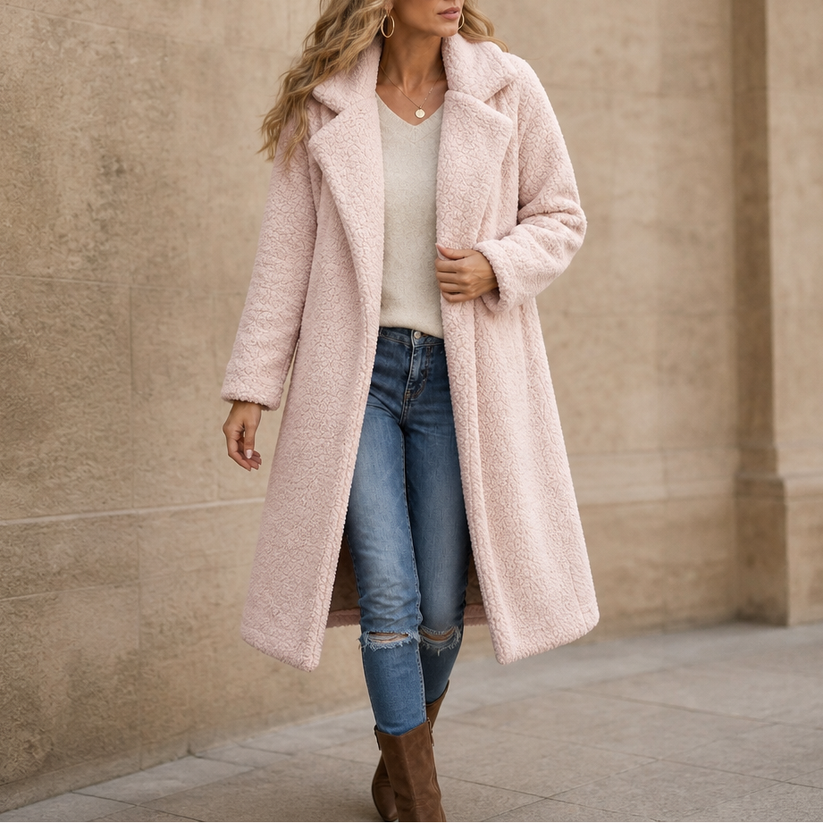 Veloura – Long Teddy Coat