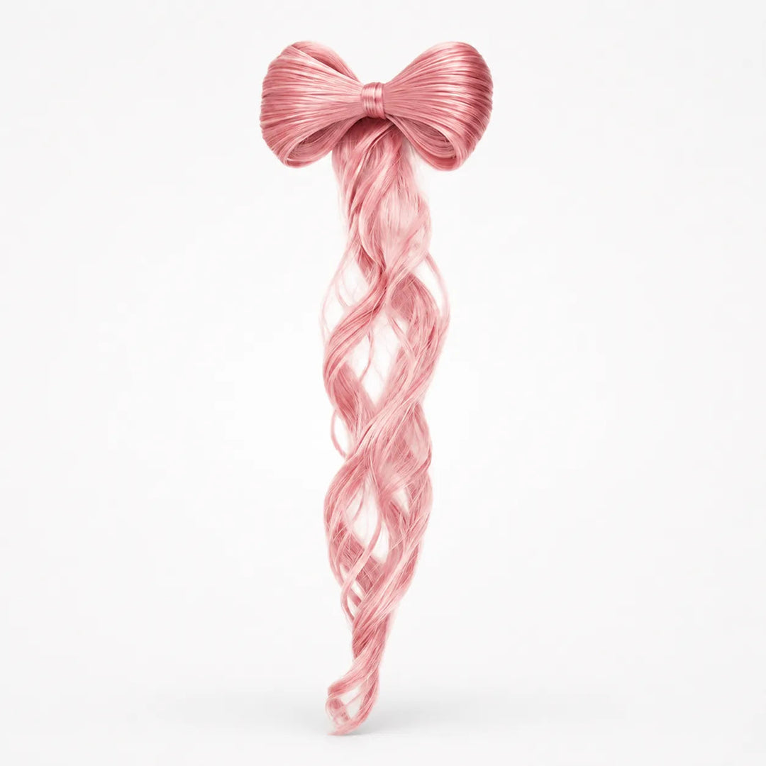Lunavia – Bow Clip On Ponytail Hair Extension with Long Waves