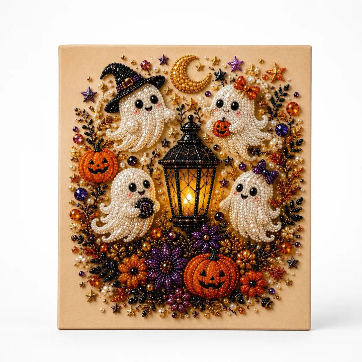 Beadory – Halloween Pearl Bead Craft Kit, Cozy Wall Art DIY