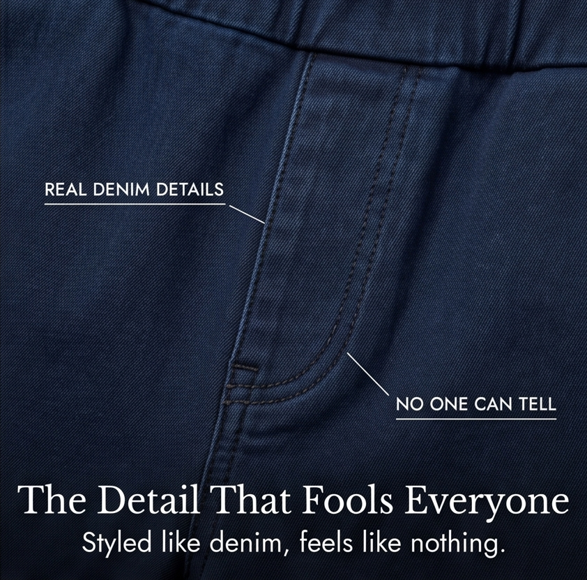 Velora™ – Drawstring Wide-Leg Comfort Jeans