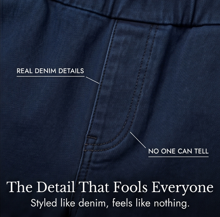 Velora™ – Drawstring Wide-Leg Comfort Jeans