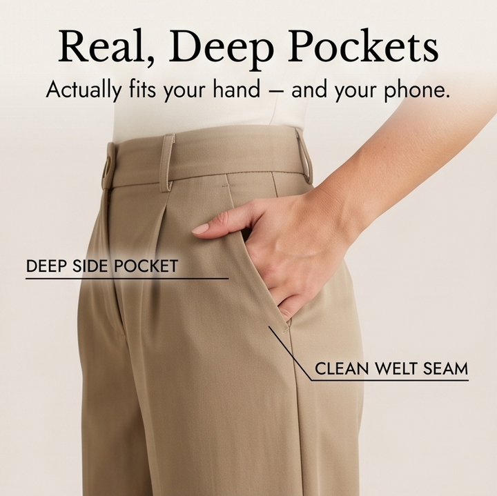 Velora™ — High-Waist Wide-Leg Trousers for Effortless Polish