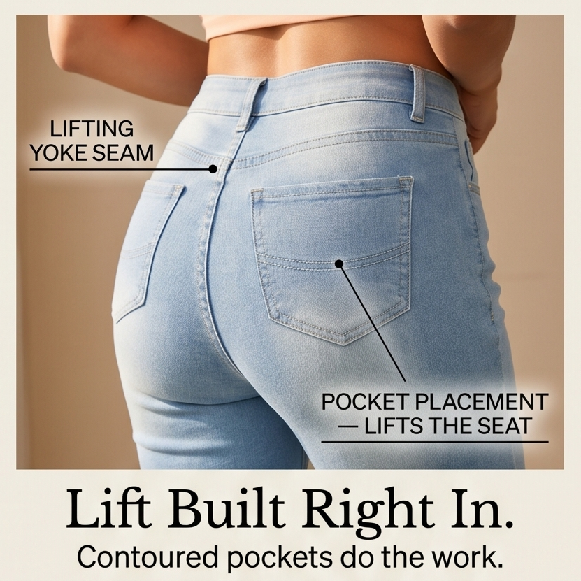 Velora™ — Slimming High-Waist Capri Jeans