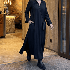 Veluna™ – Effortless Side Slit Maxi Dress