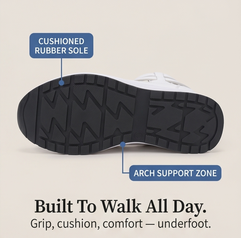 Veluna™ - Caged Wedge Sandals with Hidden Platform