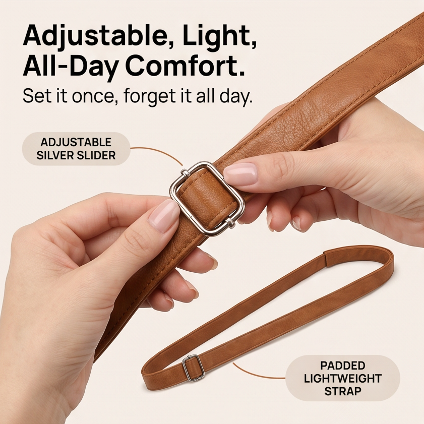 Veluna™ – Multi-Pocket Crossbody Bag for Everyday Carry