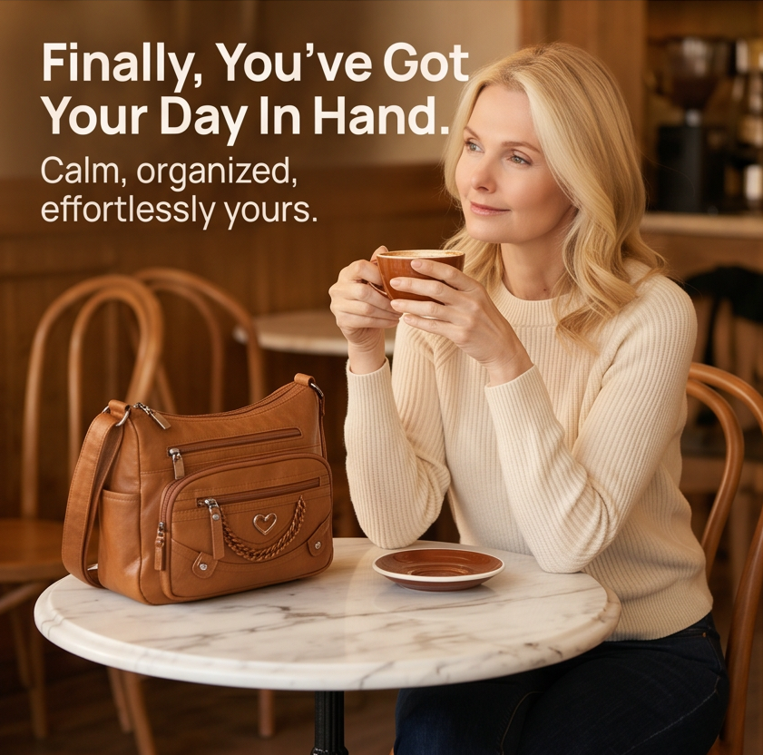 Veluna™ – Multi-Pocket Crossbody Bag for Everyday Carry