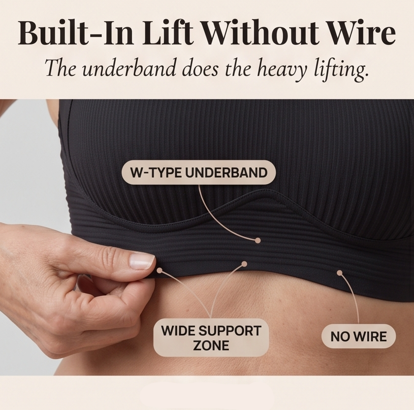 Veluna™ – Wireless Full Support Cooling Bra