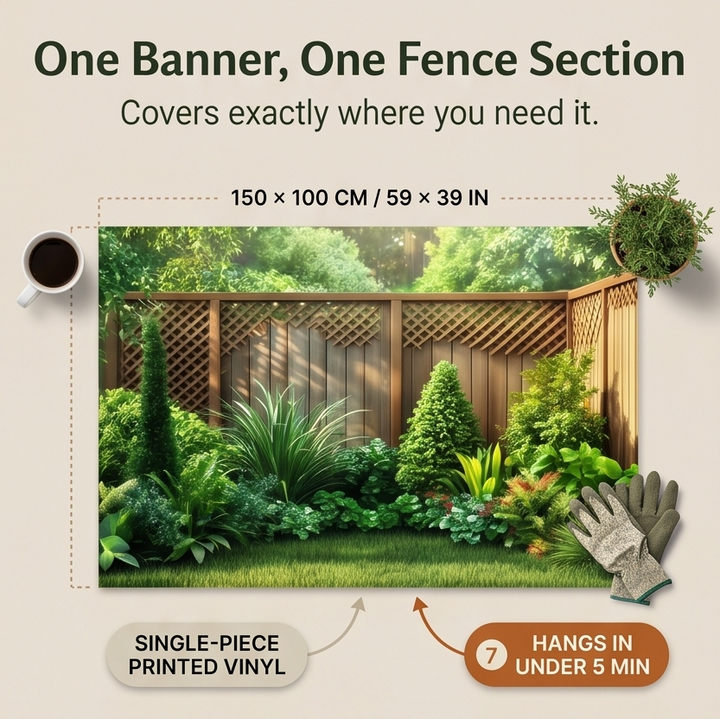 Verdara™ – Lush Garden Backdrop Banner