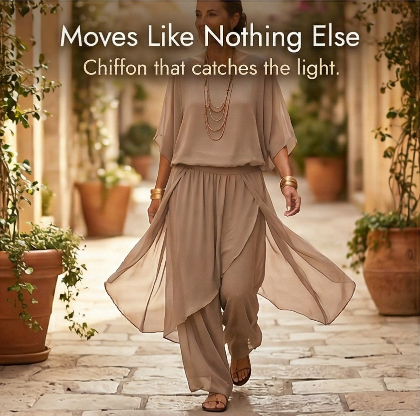 Vivara™ – Flowy Chiffon Two Piece Set